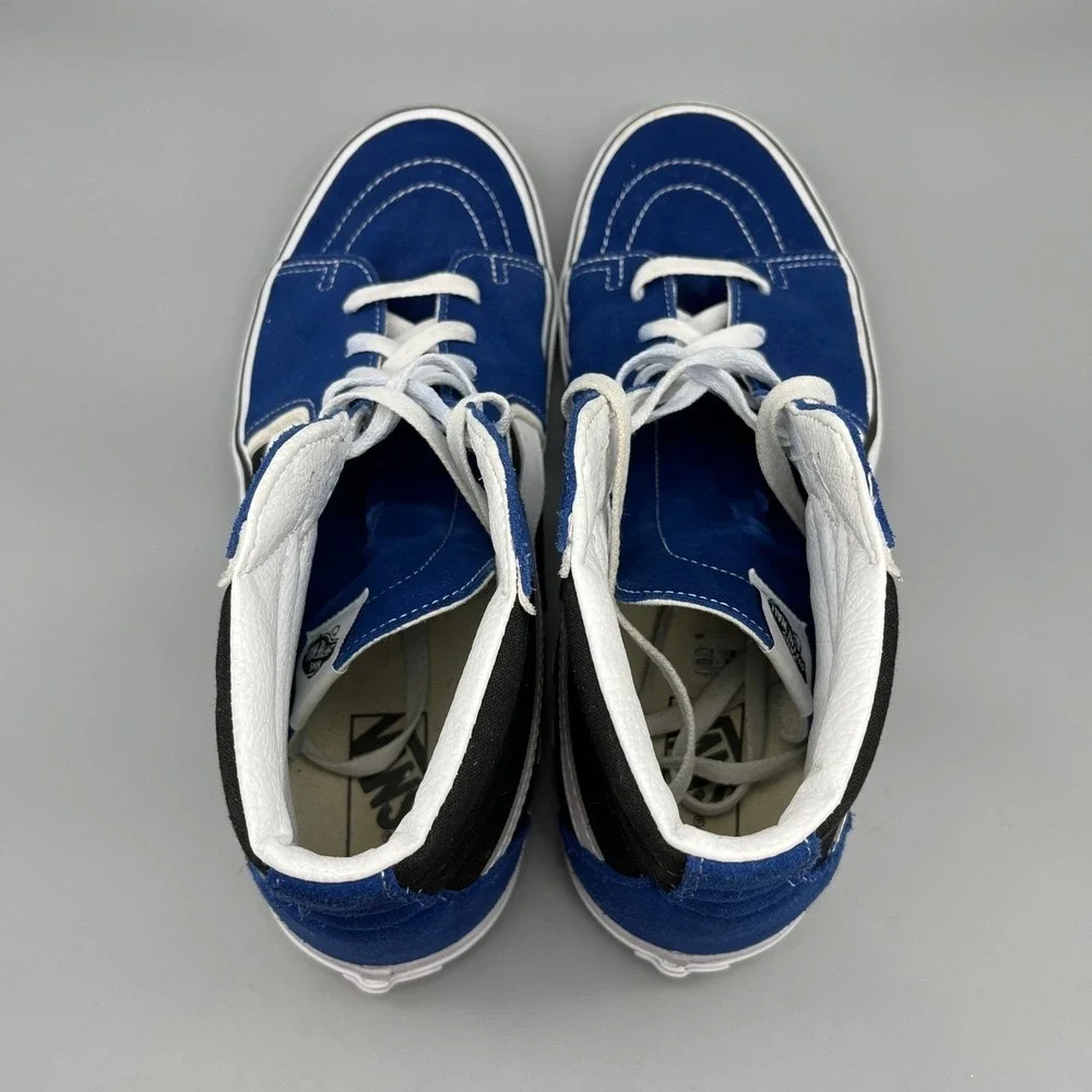 Vans Sneakers Men 13 Sk8-Hi Bolt Suede High Top Retro Skate Shoes Lightning Bolt